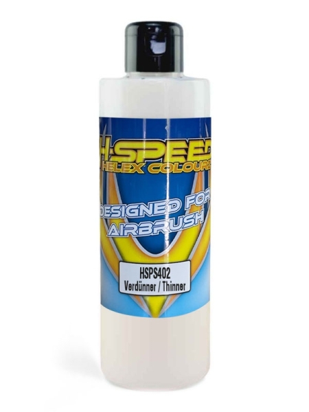 H-SPEED Lexan Airbrush Farbe 200 ml Verdünner / Thinner