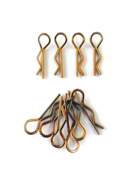 H-SPEED Karosseriesplinte 1/8 orange 5x links, 5x rechts