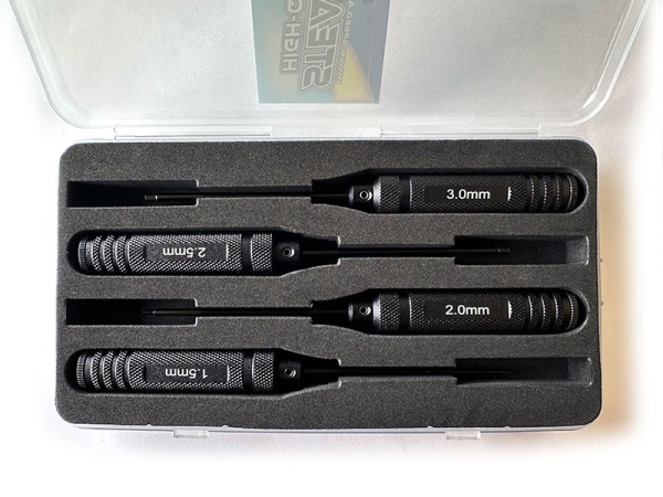 H-SPEED Stealth Tools Sechskantschlüssel Set (4) 1.5, 2.0, 2.5, 3.0mm