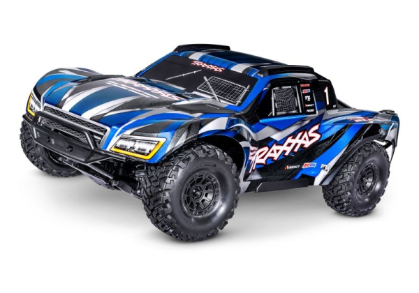 TRAXXAS MAXX-SLASH 6S 4x4 blau 1/8 Short-Course-Truck RTR Brushless, ohne Akku/Ladegerät