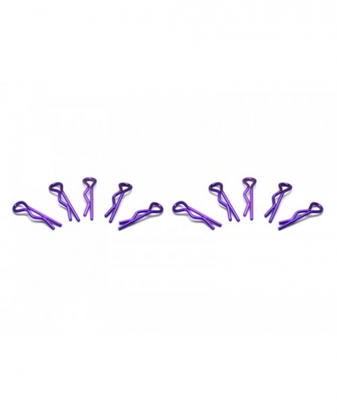 ARROWMAX small body clip 1/10 - metallic purple (10)