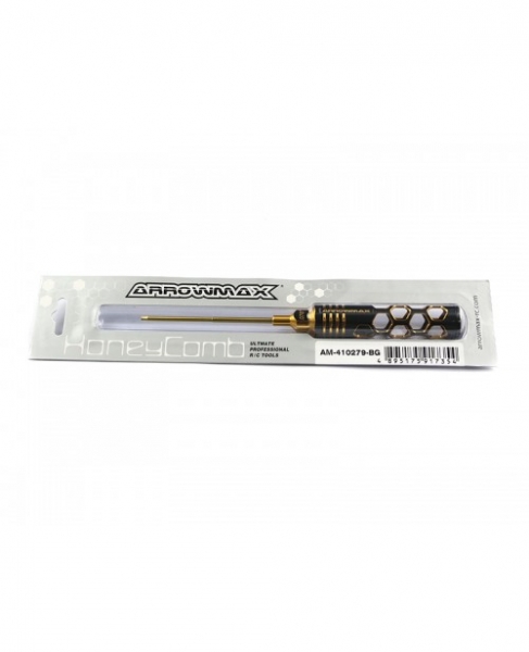 ARROWMAX Allen Wrench .078 (5/64") X 100mm Black Golden