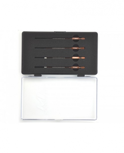 ARROWMAX POWER TOOL TIP SET 4 PIECES WITH PLASTIC CASE