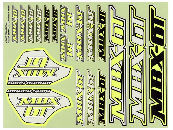 Mugen Dekorbogen (3) MBX-6T