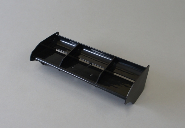 Mugen MBX-7R/8 Spoiler schwarz als gebohrte Ausführung