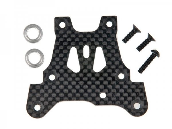Mugen Lenkungsplatte 3mm MBX-7 # Carbon