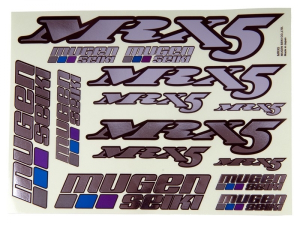 Mugen Dekorbogen MRX-5 # Chrom