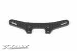 XRAY T4 Stoßdämpferbrücke vorne 3.0mm Kohlefaser