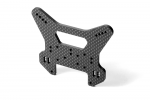 XRAY XB8 Kohlefaser Dämpferbrücke hinten 3,5mm - CNC Machined