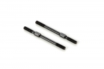 XRAY Gewindestangen, einstellbar M4 L/R 52,5mm, HUDY Federstahl V3