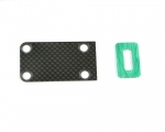 Serpent Skid plate carbon SRX8