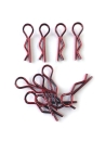 H-SPEED Karosseriesplinte 1/8 rot 5x links, 5x rechts