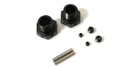 Kyosho Radmitnehmer Inferno MP9-MP10 Gun Metal (2) Schmal