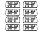 Serpent Suspension bracket inserts (48) SRX8 V2