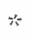 Aluminium Senkschrauben mit Innensechskant M3x8mm (5St.) Grau