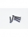 Aluminium Senkschrauben mit Innensechskant M3x16mm (5St.) Grau