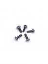 Aluminium Flachkopfschrauben mit Innensechskant M3x8mm (5St.) Grau