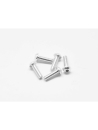 Aluminium Flachkopfschrauben mit Innensechskant M3x10mm (5St.) Silber