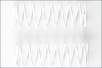 Kyosho Federsatz#Stossdaempfer,10-1,6,L70 weiss