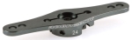 Robitronic Aluminium Servo Doppel Arm 24Z (1-Ebene) Grau