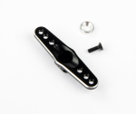 Robitronic Aluminium Servo Arm 25 Z. doppel (leicht) Schwarz