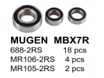 RT Dichtkugellager Set # 24 tlg. für Mugen MBX-7R