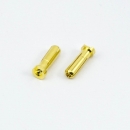 Ultimate RC Gold Stecker 5.0mm Male (2) Banana Connector 90°